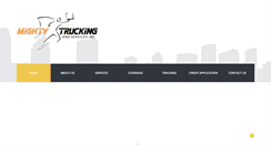 Desktop Screenshot of mightytrucking.com